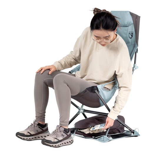 NEMO Equipment | Satellite Reclining Camp Chair | Arctic/Aquifer