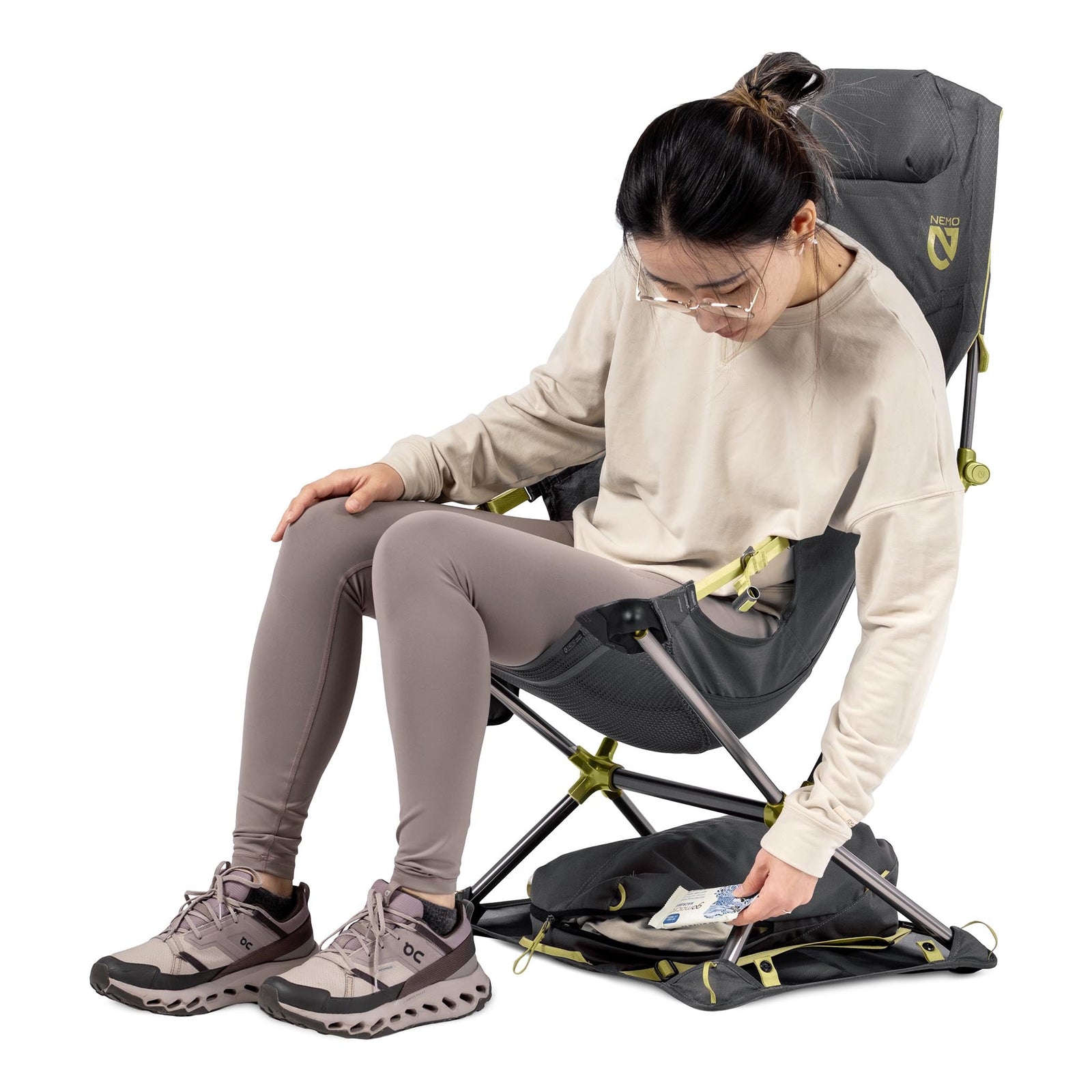 Satellite Reclining Camp Chair NEMO Equipment 811666038197 Chairs One Size / Quicksilver