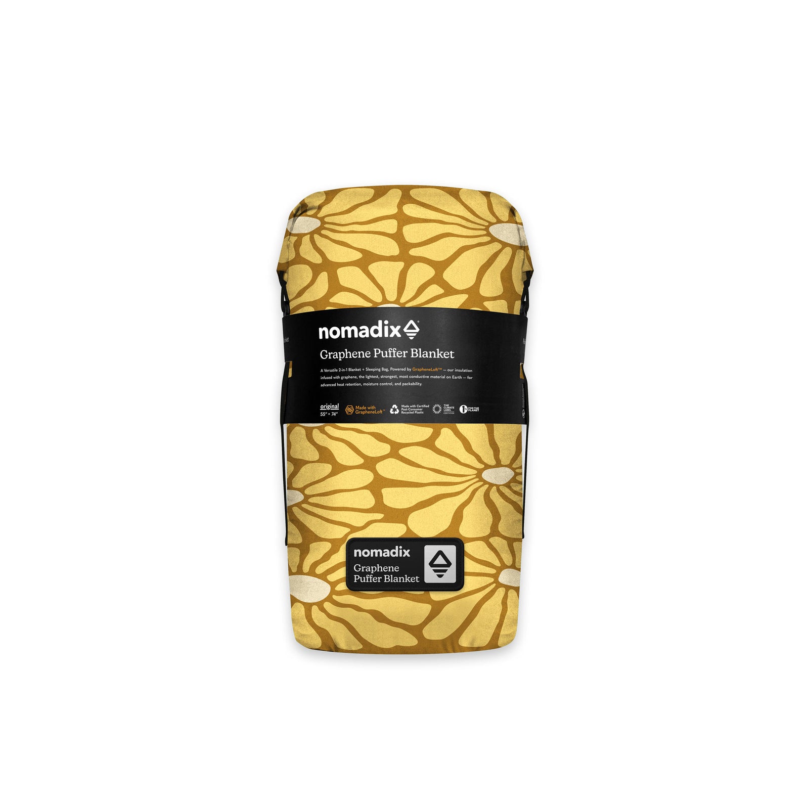Graphene Puffer Blanket Nomadix GPB-LADA-101 Blankets One Size / Lazy Daisy Gold