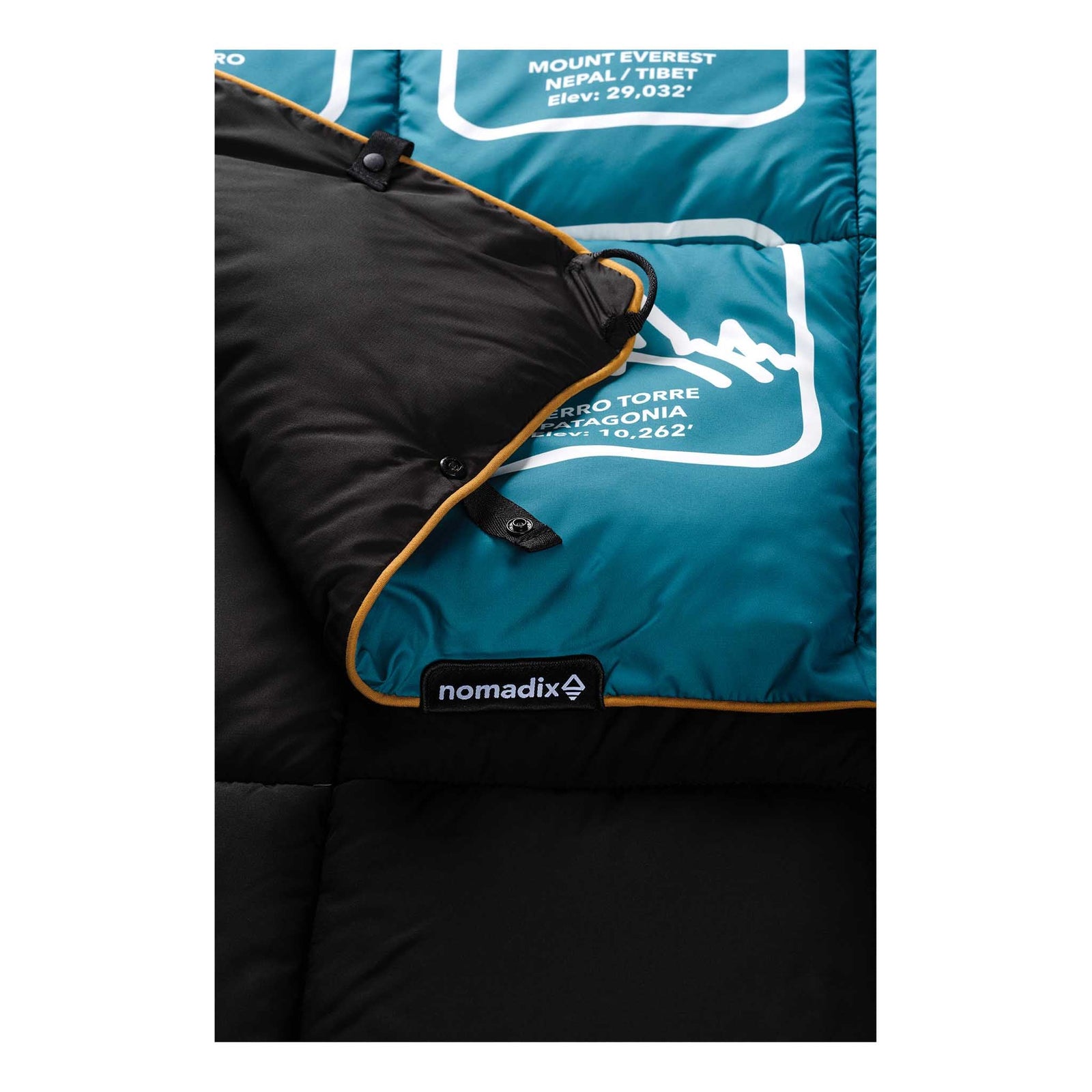 Graphene Puffer Blanket Nomadix GPB-PEWO-TEOC Blankets One Size / Peaks of the World Teal Ocean