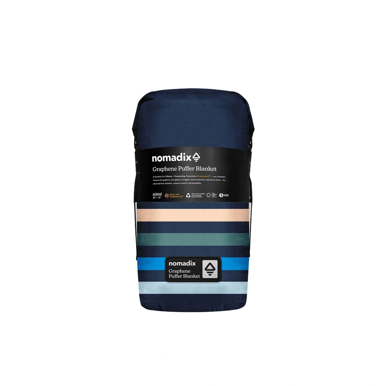 Graphene Puffer Blanket Nomadix GPB-REMU-101 Blankets One Size / Retro Multi