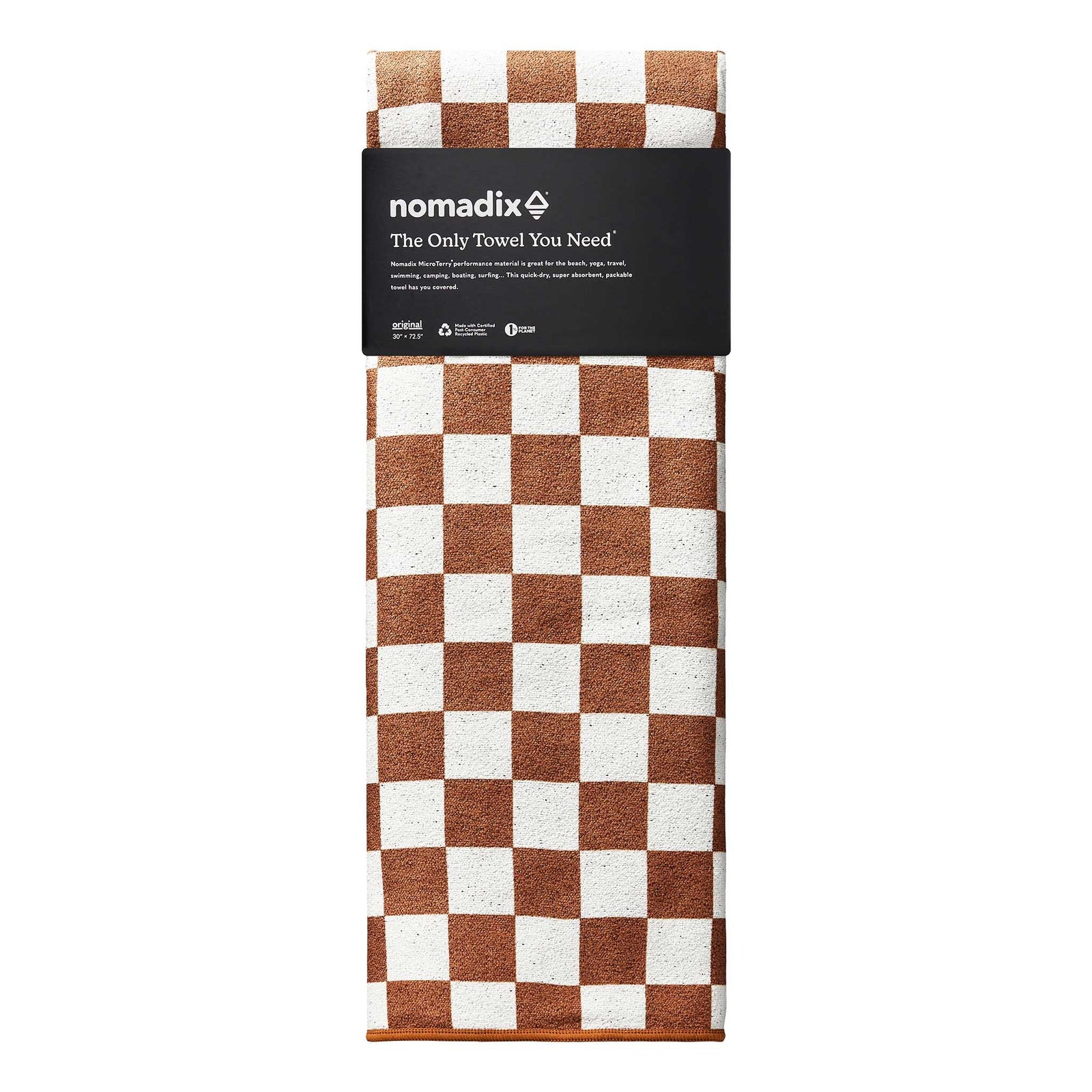 Original Towel Nomadix NM-CHEC-101 Travel Towels One Size / Check Coconut