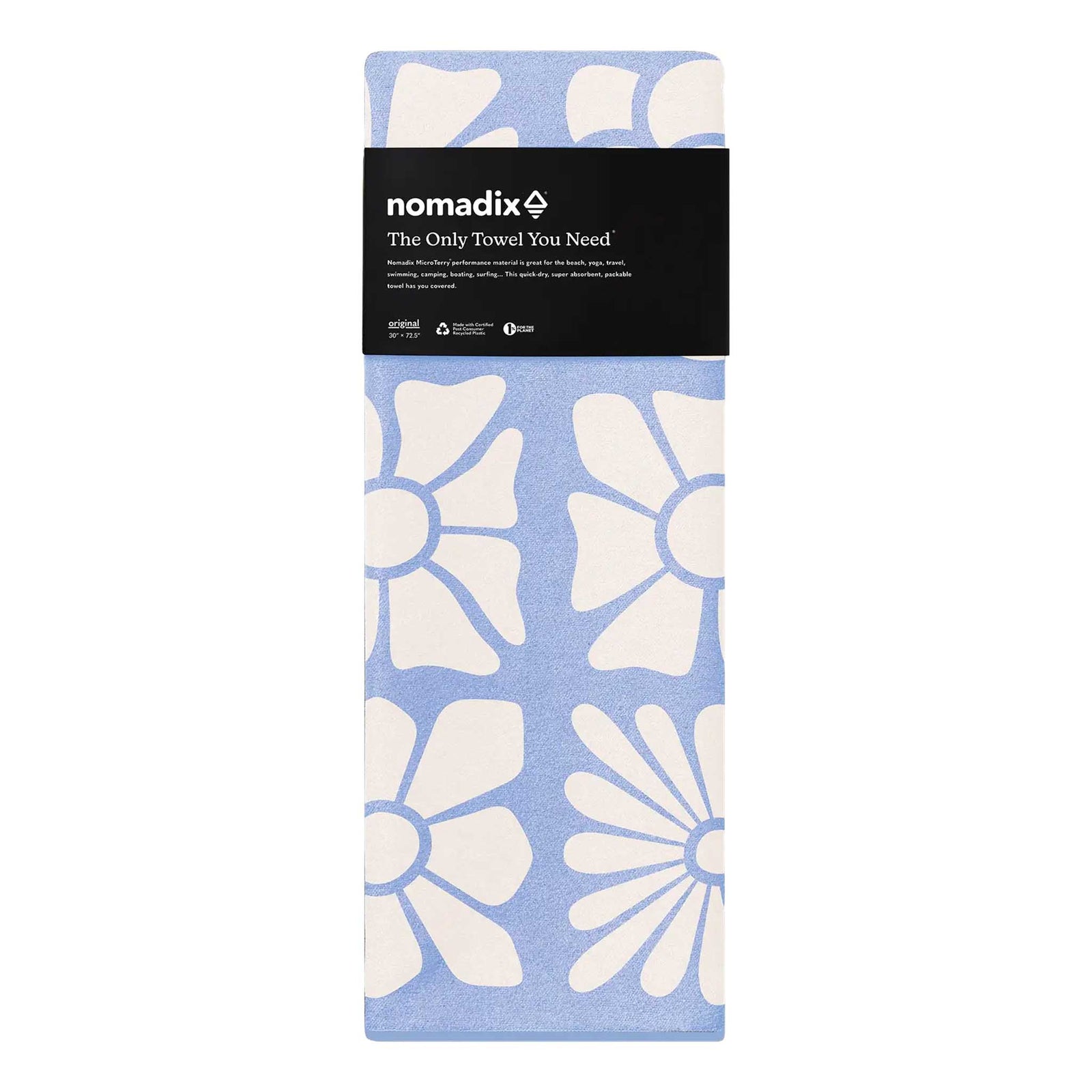 Original Towel Nomadix NM-FLBE-COBU Travel Towels One Size / Flowerbed Coastal Blue