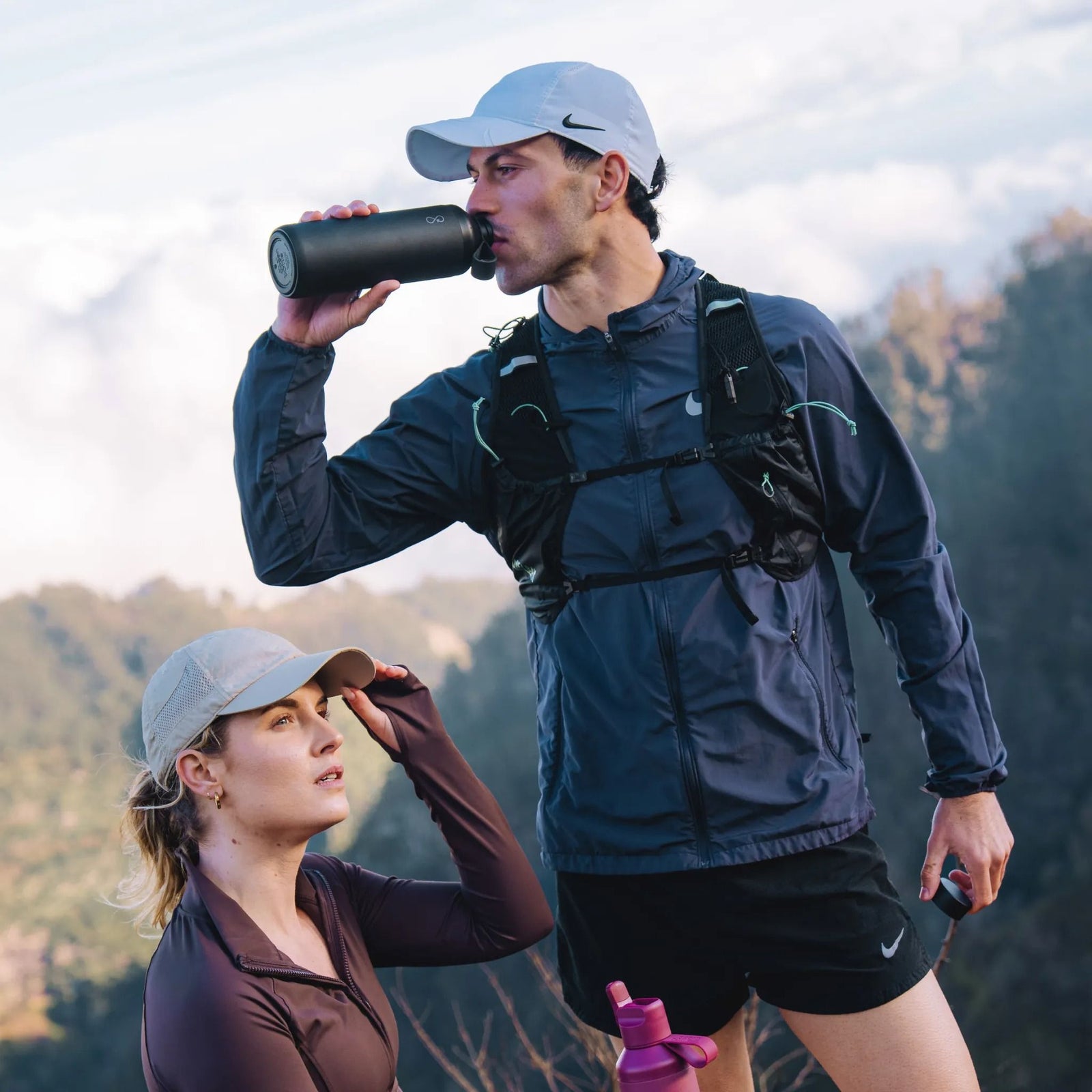 Peak Ocean Bottle 235OB01 Water Bottles 710ml / Obsidian Black