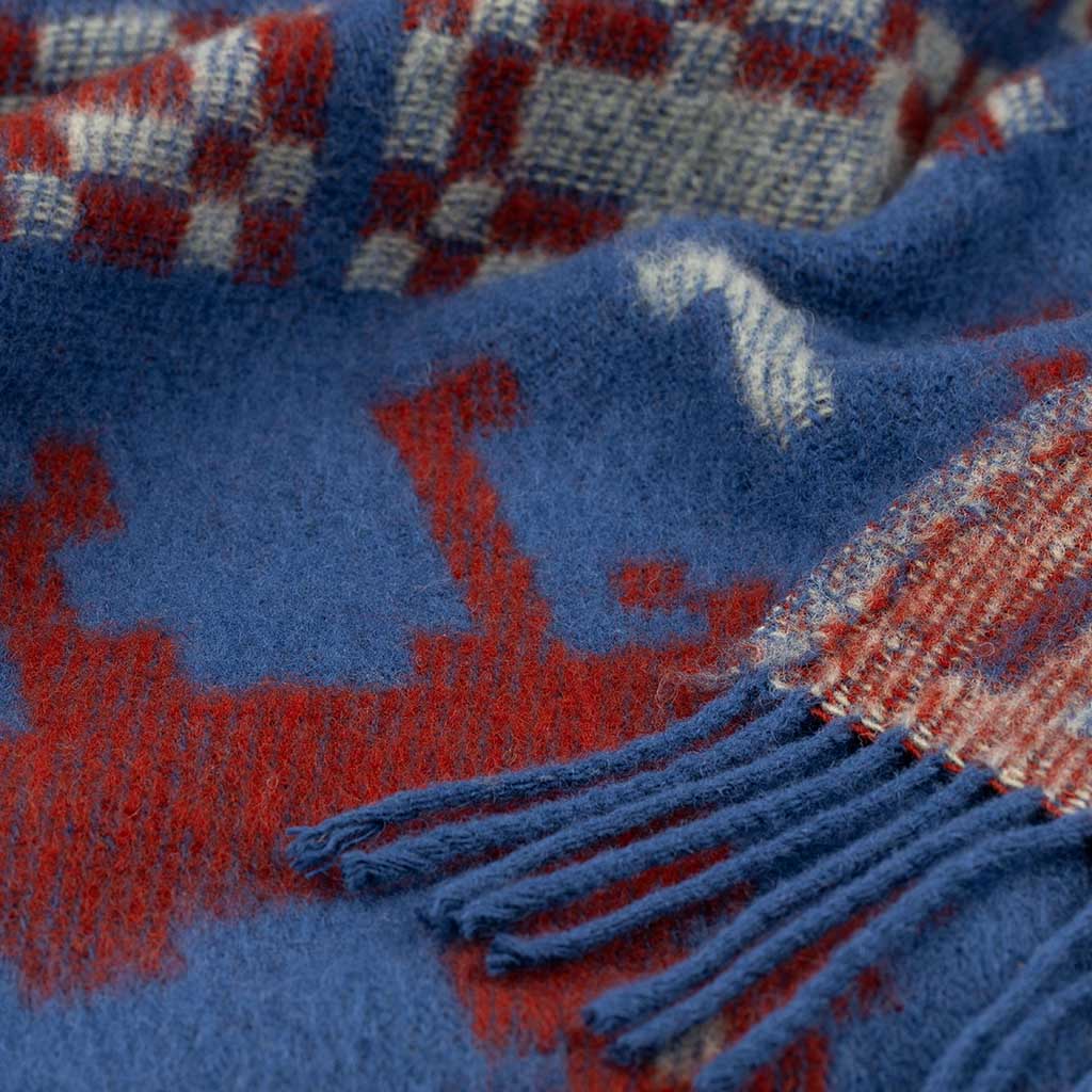 Scania Märta Wool Blanket Öjbro Vantfabrik OSCA41UP130220 Blankets 130 x 220 cm / Scania Märta