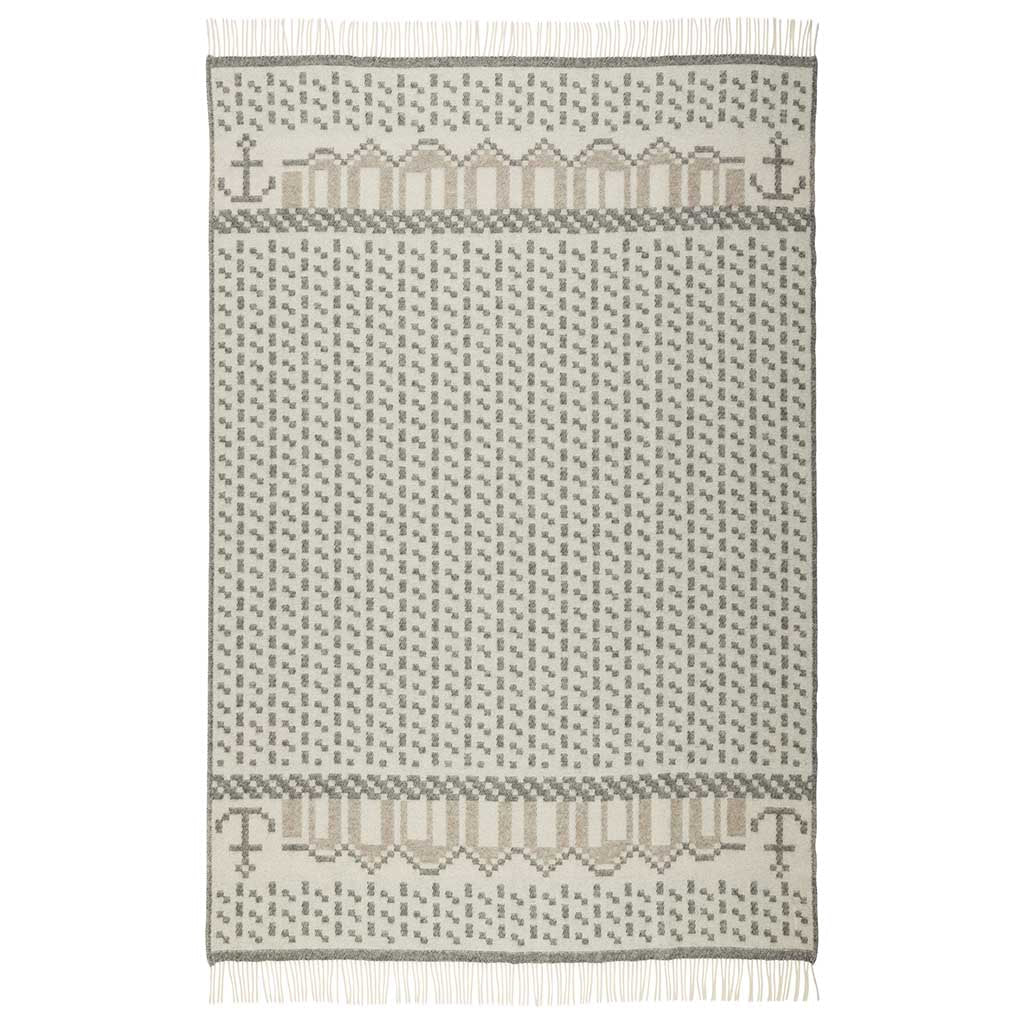 Skaftö Snö Wool Blanket Öjbro Vantfabrik OSKA11UP130220 Blankets 130 x 220 cm / Skaftö Snö