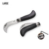Black Wood Folding Pruner Knife | Stainless Steel Old Bear Pocket Knives