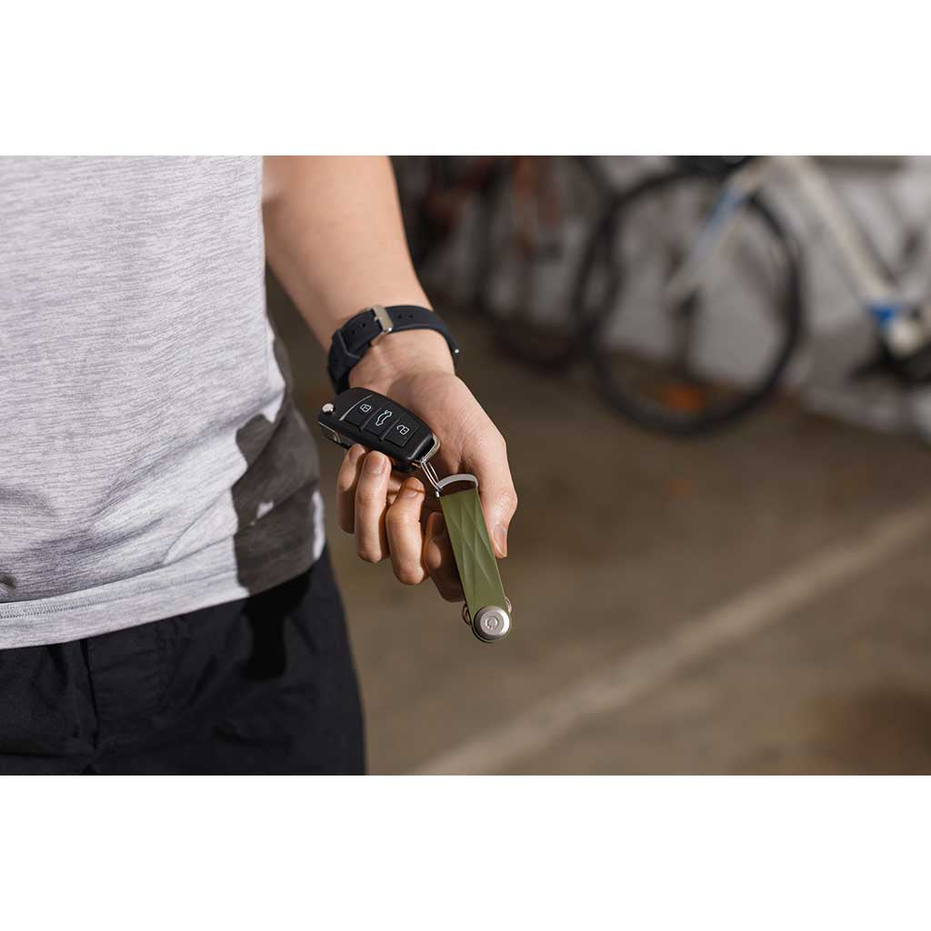 Active Key Organiser Orbitkey KAT3-HGR-103 Keyrings O/S / Hunter Green