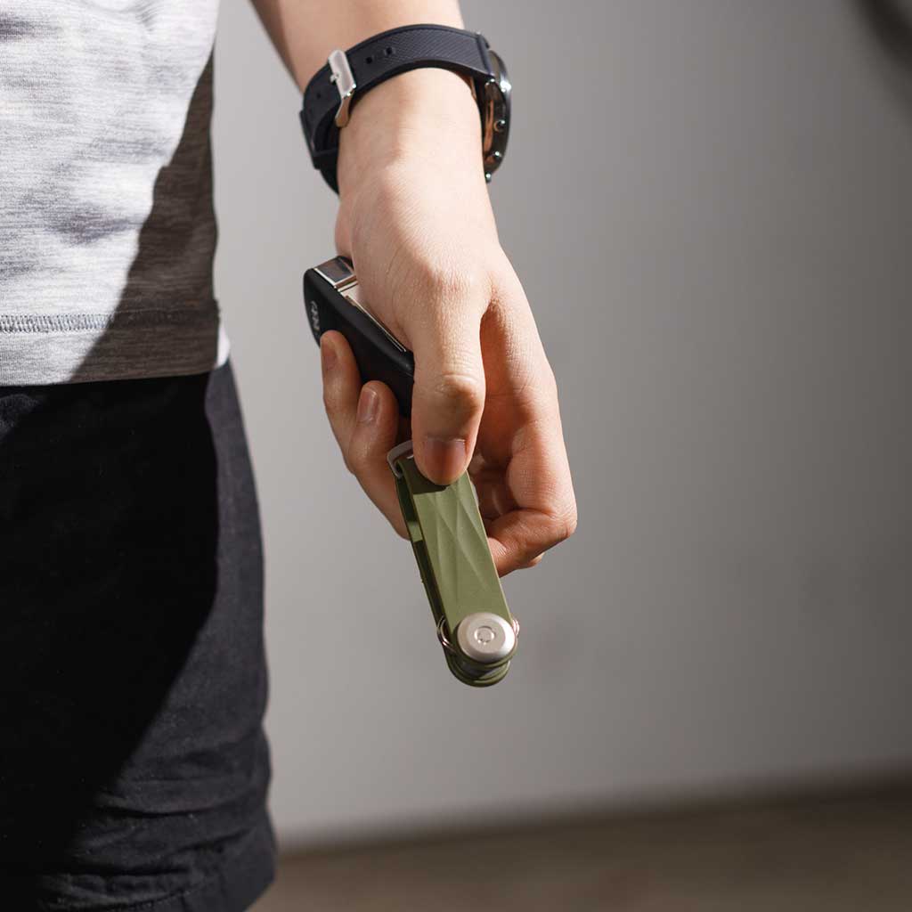 Active Key Organiser Orbitkey KAT3-HGR-103 Keyrings O/S / Hunter Green