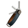 Crazy Horse Leather Key Organiser Orbitkey CHLO-2-MBMBGM Keyrings O/S / Marine Blue / Blue