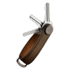 Crazy Horse Leather Key Organiser Orbitkey CHLO-2-OBOBGM Keyrings O/S / Oak Brown / Brown