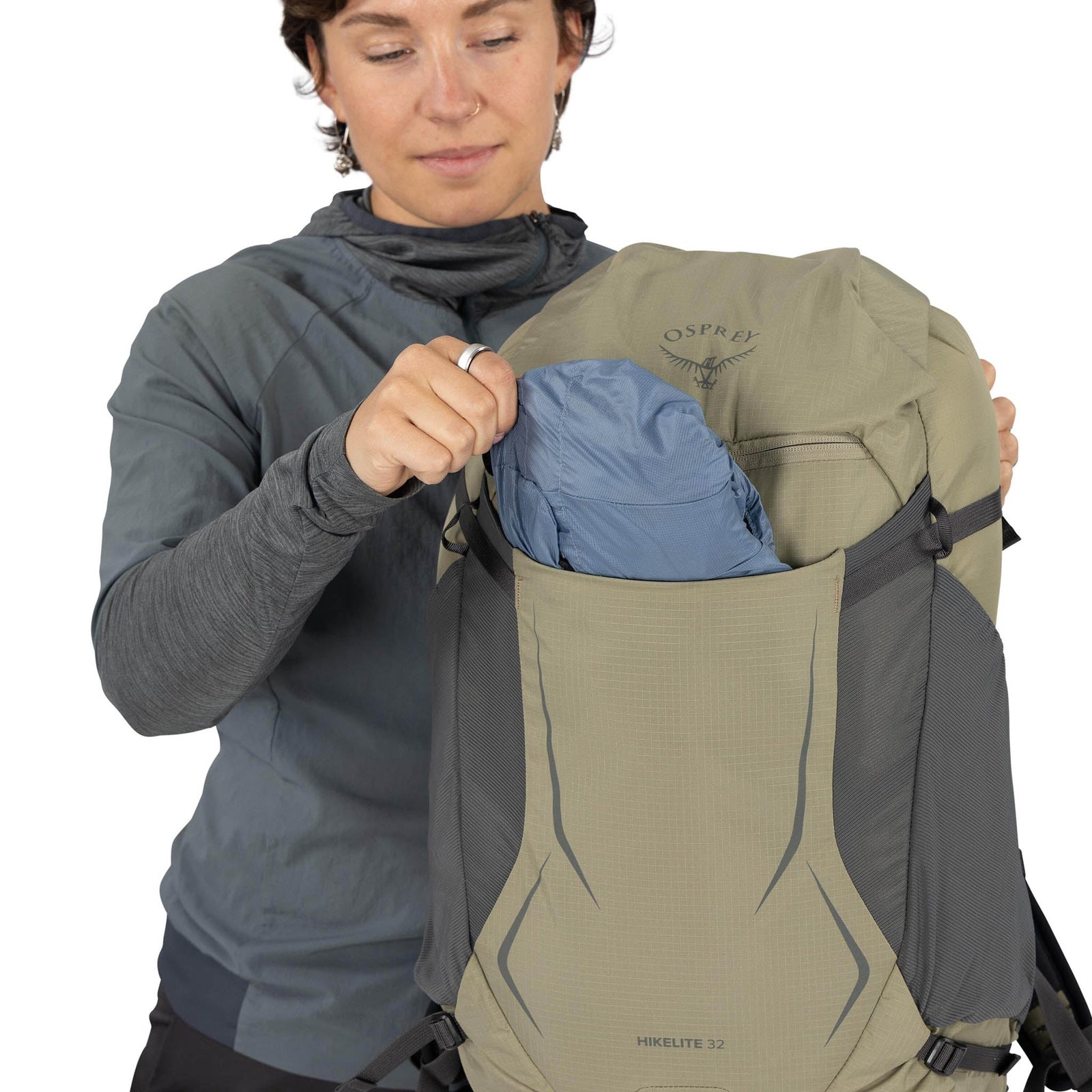 Hikelite 32 Osprey 10007557 Backpacks OS / Raven Black