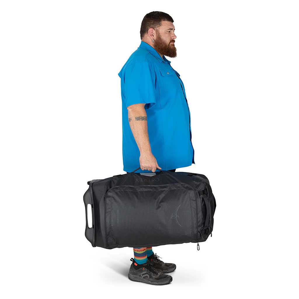 Rolling Transporter 90 Osprey 10006342 Wheeled Duffle Bags O/S / Raven Black/Black