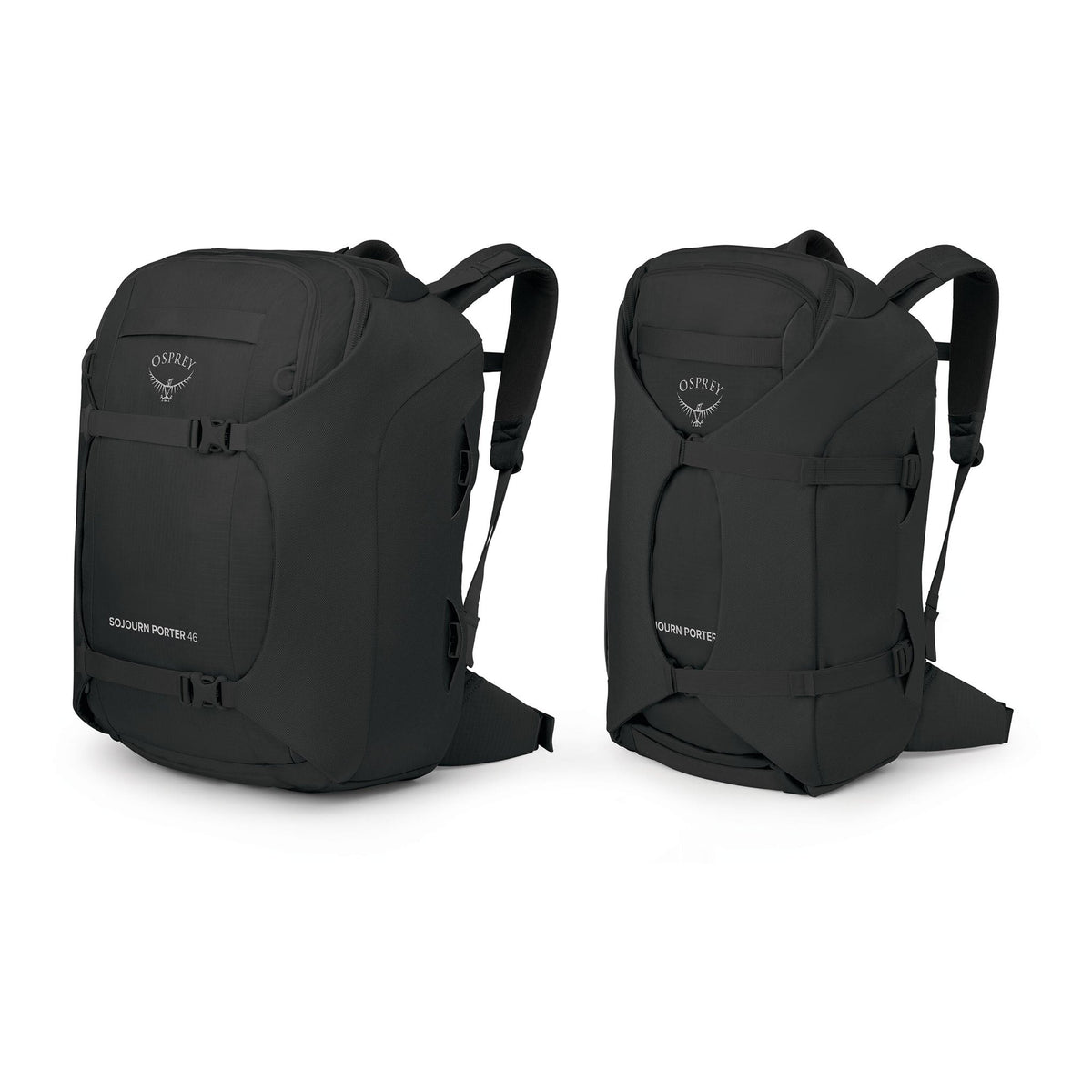 Sojourn Porter Travel Pack 46 Osprey Backpacks 46L / Black