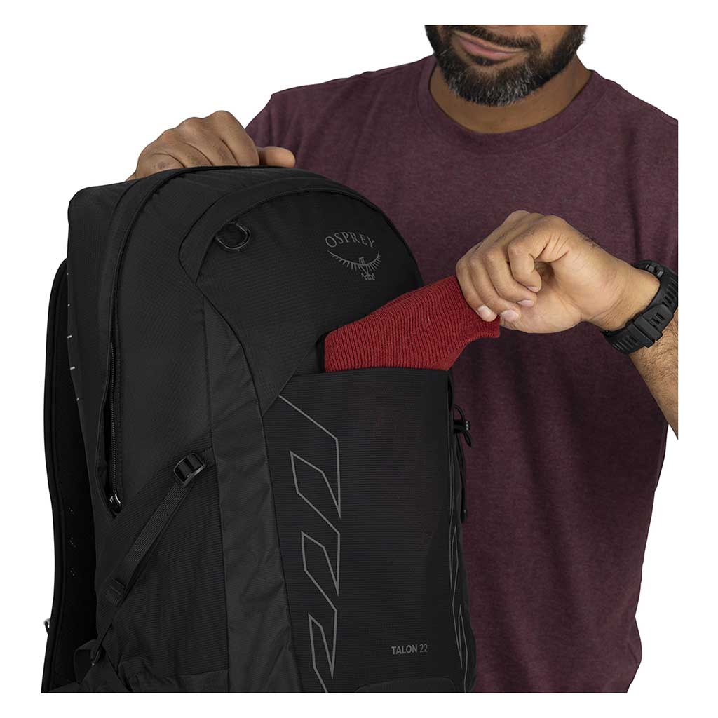 Talon 22 Osprey 10006764 Backpacks O/S / Black/Coal Grey
