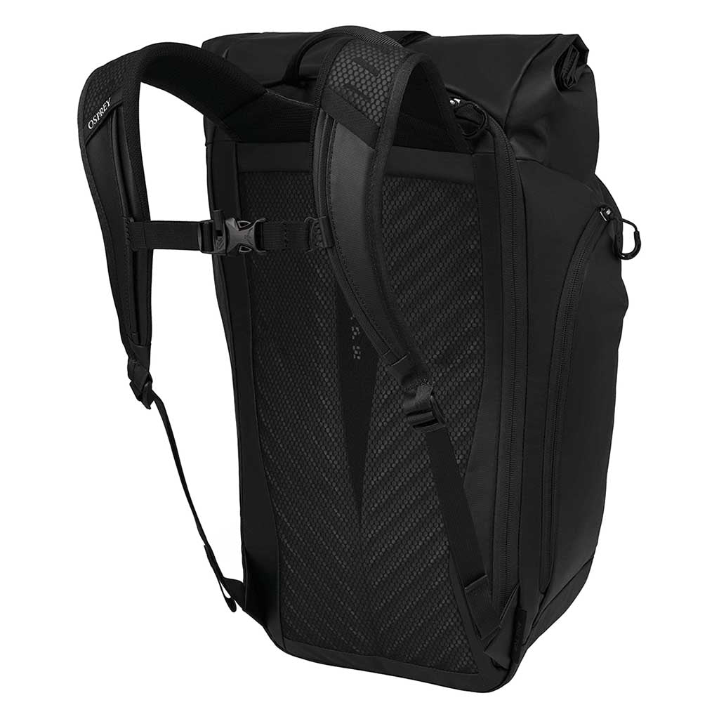 Transporter Roll Top Pack Osprey 10006413 Backpacks O/S / Raven Black/Black
