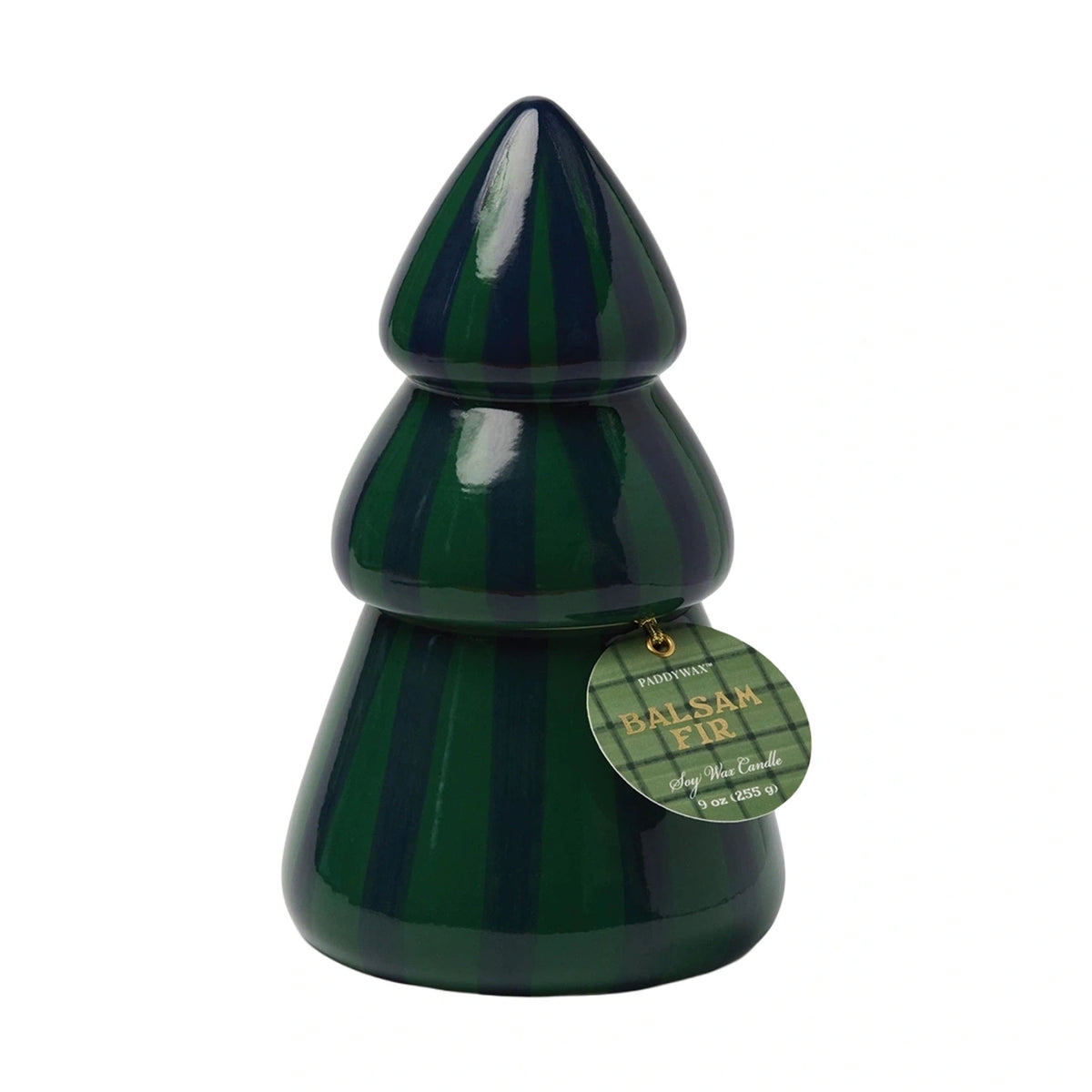 Cabana Christmas Ceramic Tree Candle | Balsam Fir Paddywax CCT0902EU Candles 9 oz / Balsam Fir