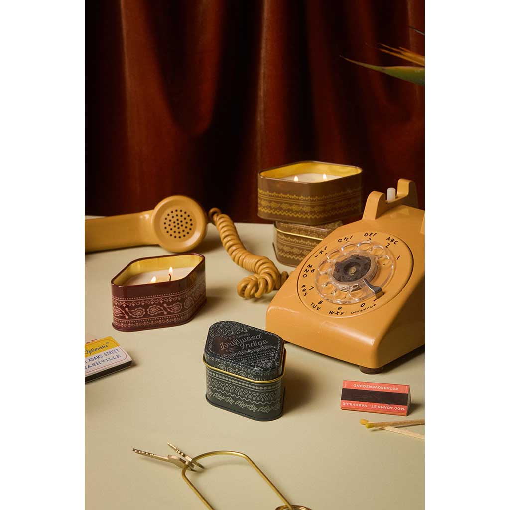 Station Printed Tin | Pumpkin Spice Paddywax STN0302EU Candles 3.5oz / Burnt Orange