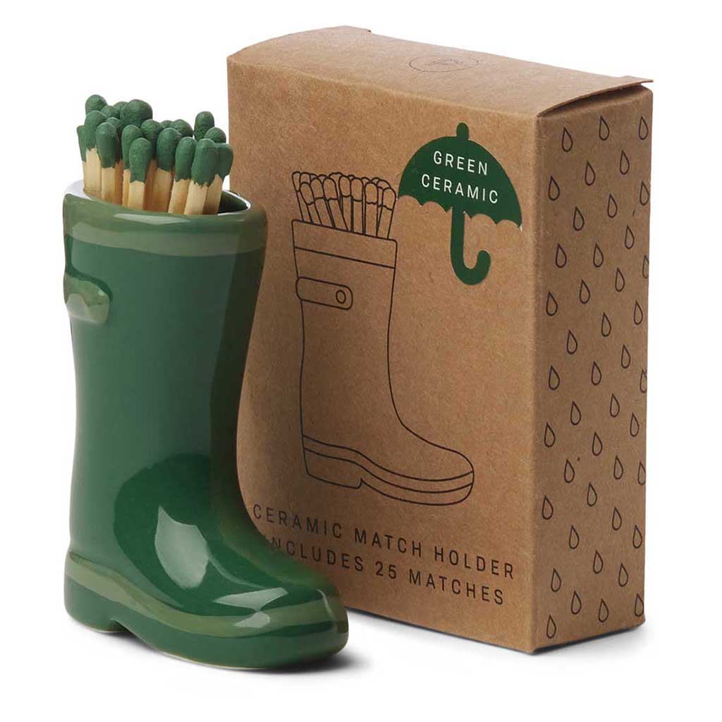 Wellington Boot Matches Holder