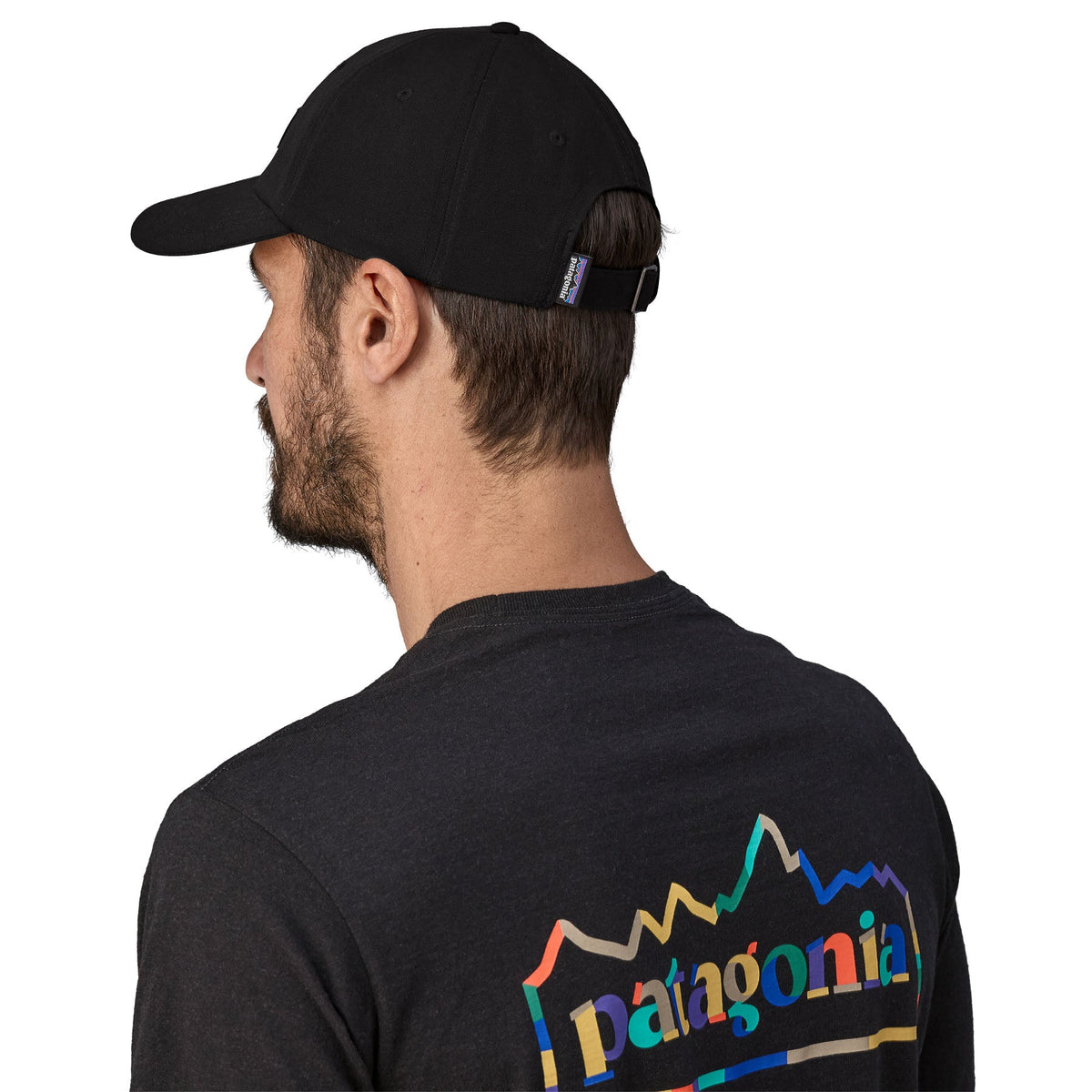 P-6 Label Trad Cap Patagonia 38296-BLK-ALL Caps & Hats One Size / Black