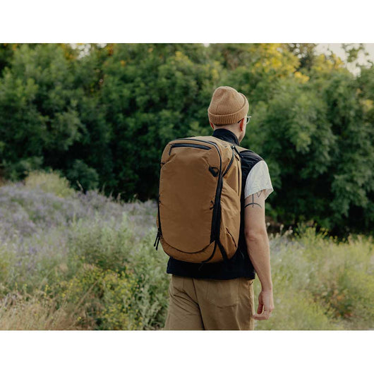 Peak Design | Travel Backpack 45L | Airline Carry-On | Coyote