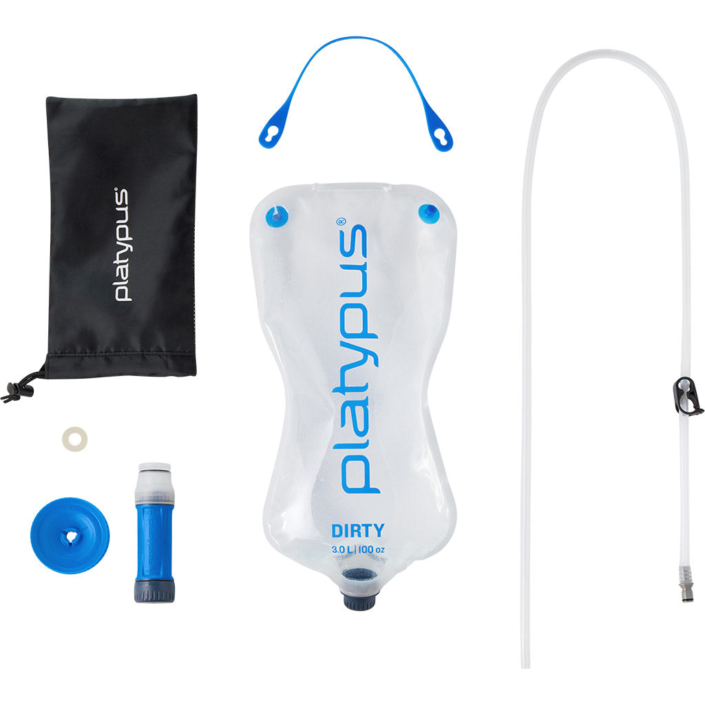 QuickDraw Gravity Microfilter System 3L Platypus 11693 Water Filters 3L / Blue