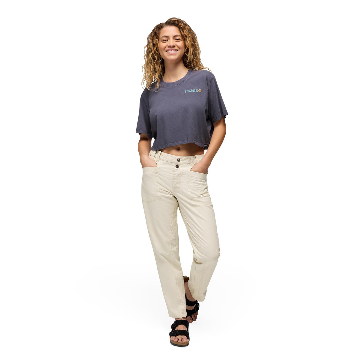 Everyday Good Vibes Crop prAna Women's Tees