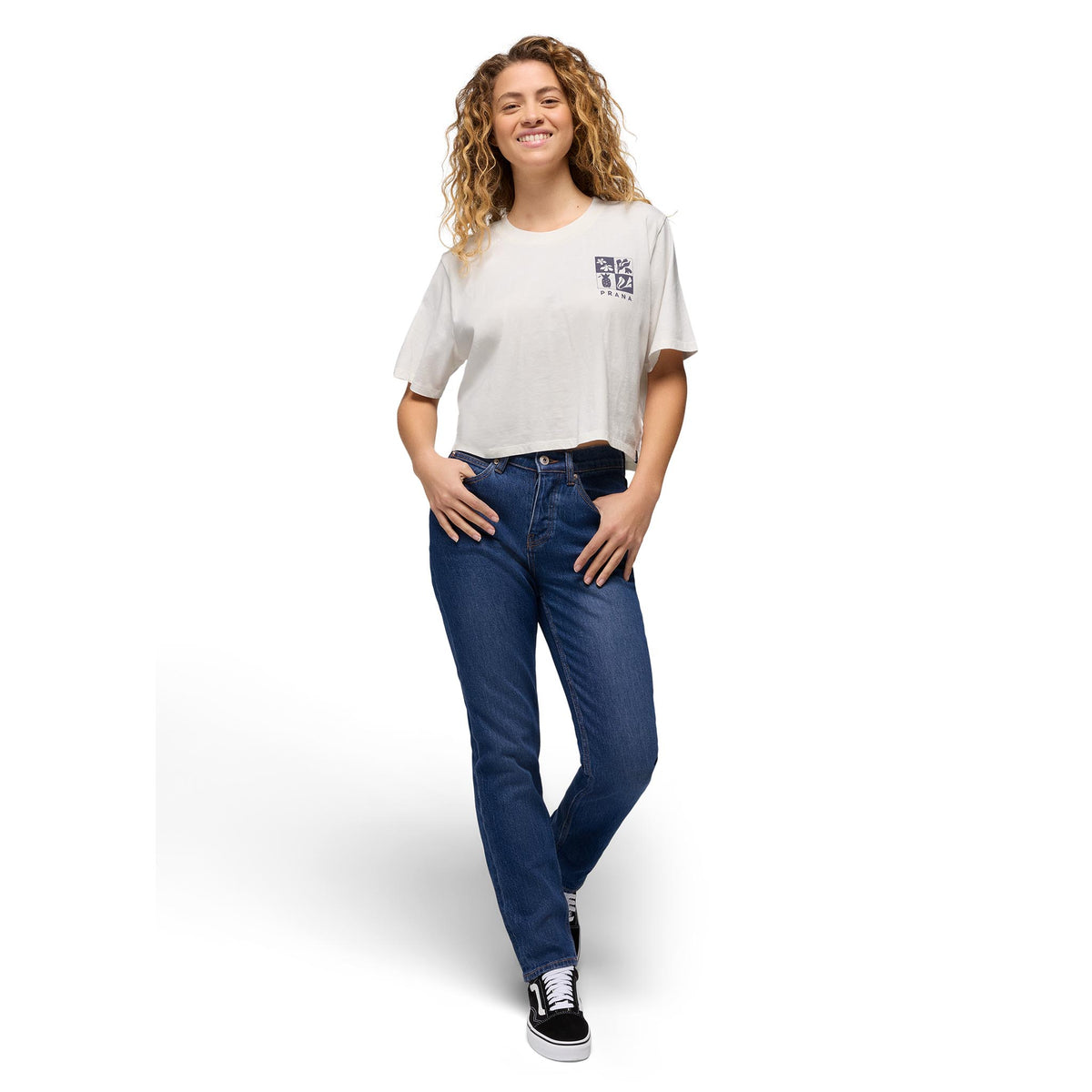 Everyday Hanalei Checks Crop prAna Women's Tees