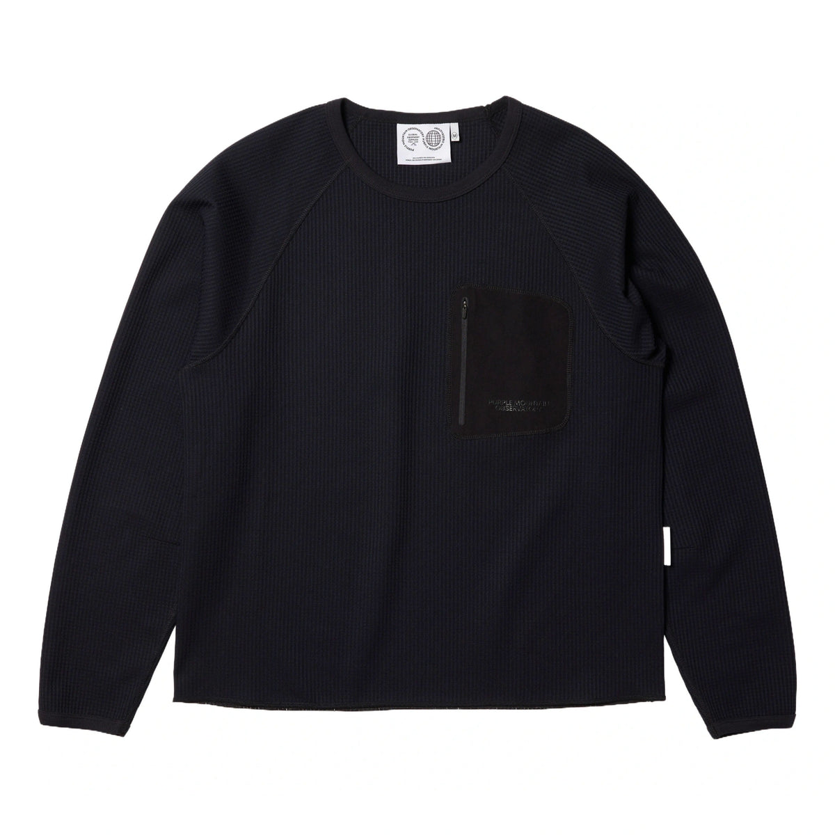 Waffle LS Top Purple Mountain Observatory Men's Long Sleeve Tees