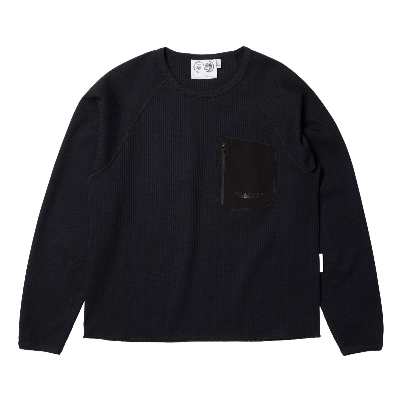 Waffle LS Top Purple Mountain Observatory Men's Long Sleeve Tees