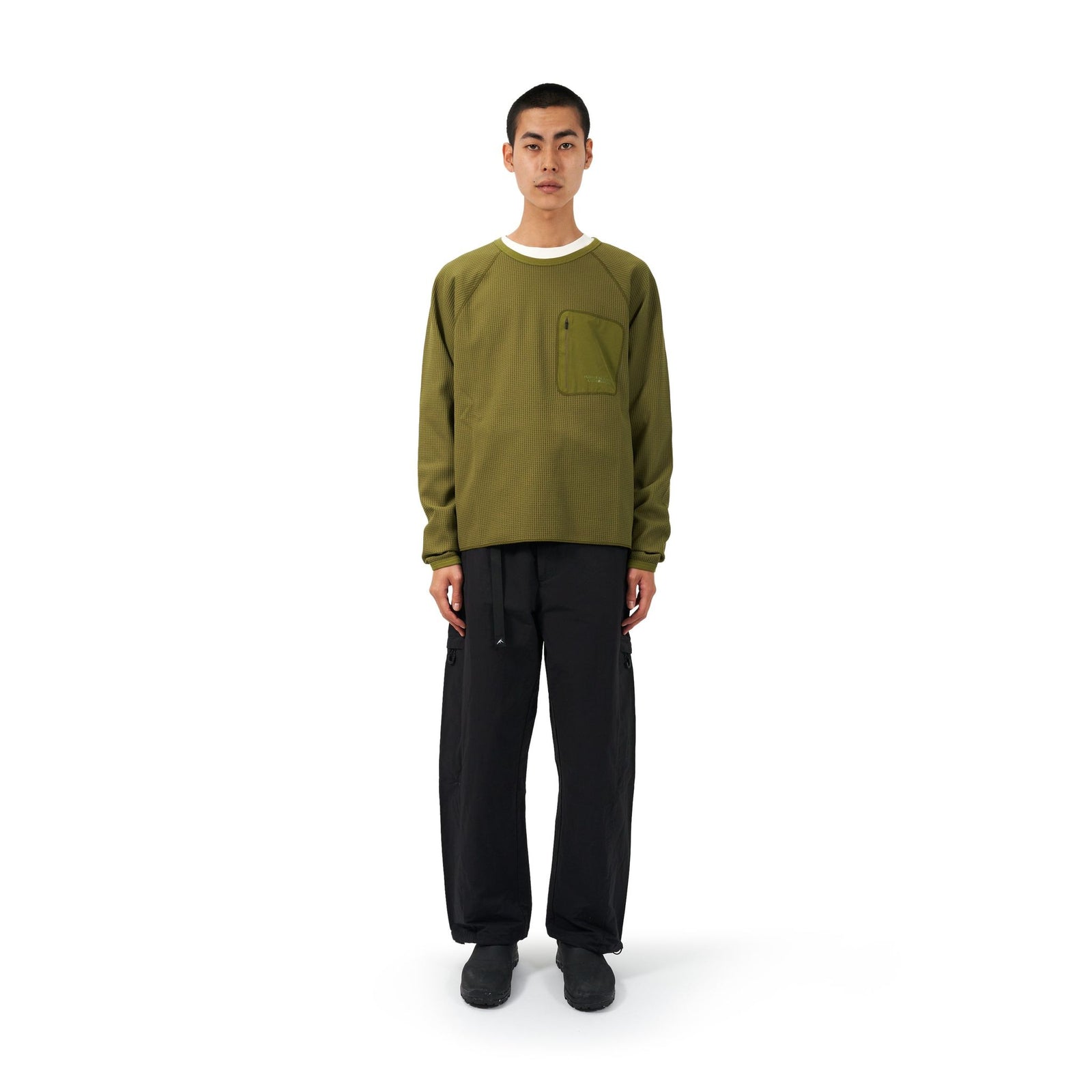 Waffle LS Top Purple Mountain Observatory Men's Long Sleeve Tees