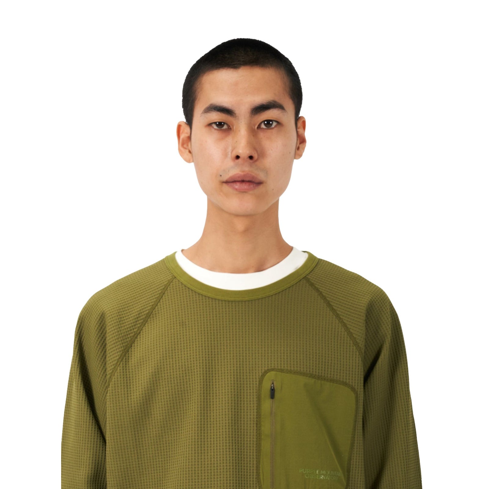 Waffle LS Top Purple Mountain Observatory Men's Long Sleeve Tees