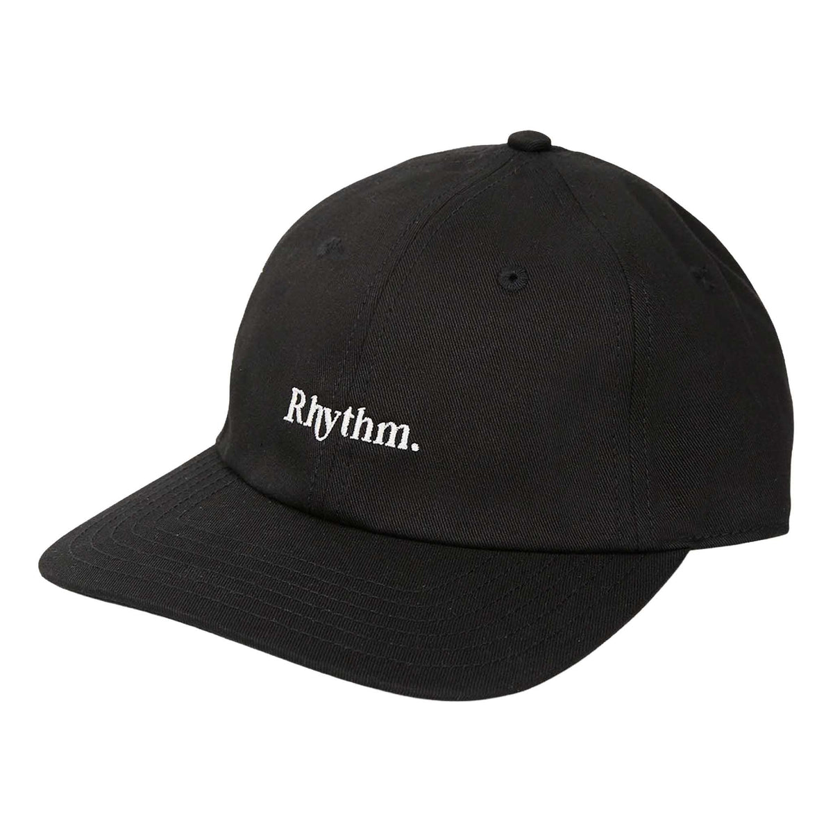 Essential Brushed Twill Cap | Men's Rhythm 0126MHW01-BLK-U Caps &amp; Hats One Size / Black