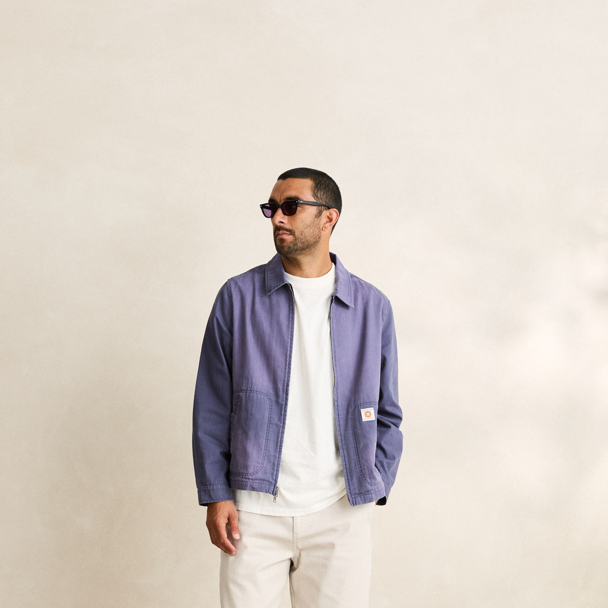 Herringbone Sun Wash Jacket Rhythm Men's Jackets