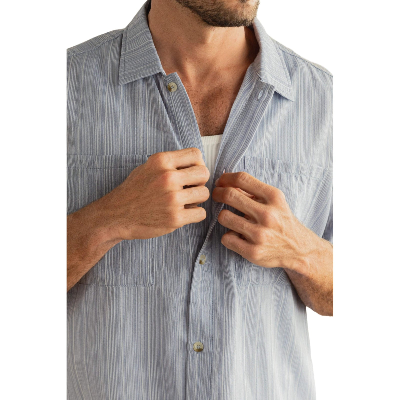 Relaxed Fit Oversize Pocket Shirt | Men's Rhythm Men's Shirts