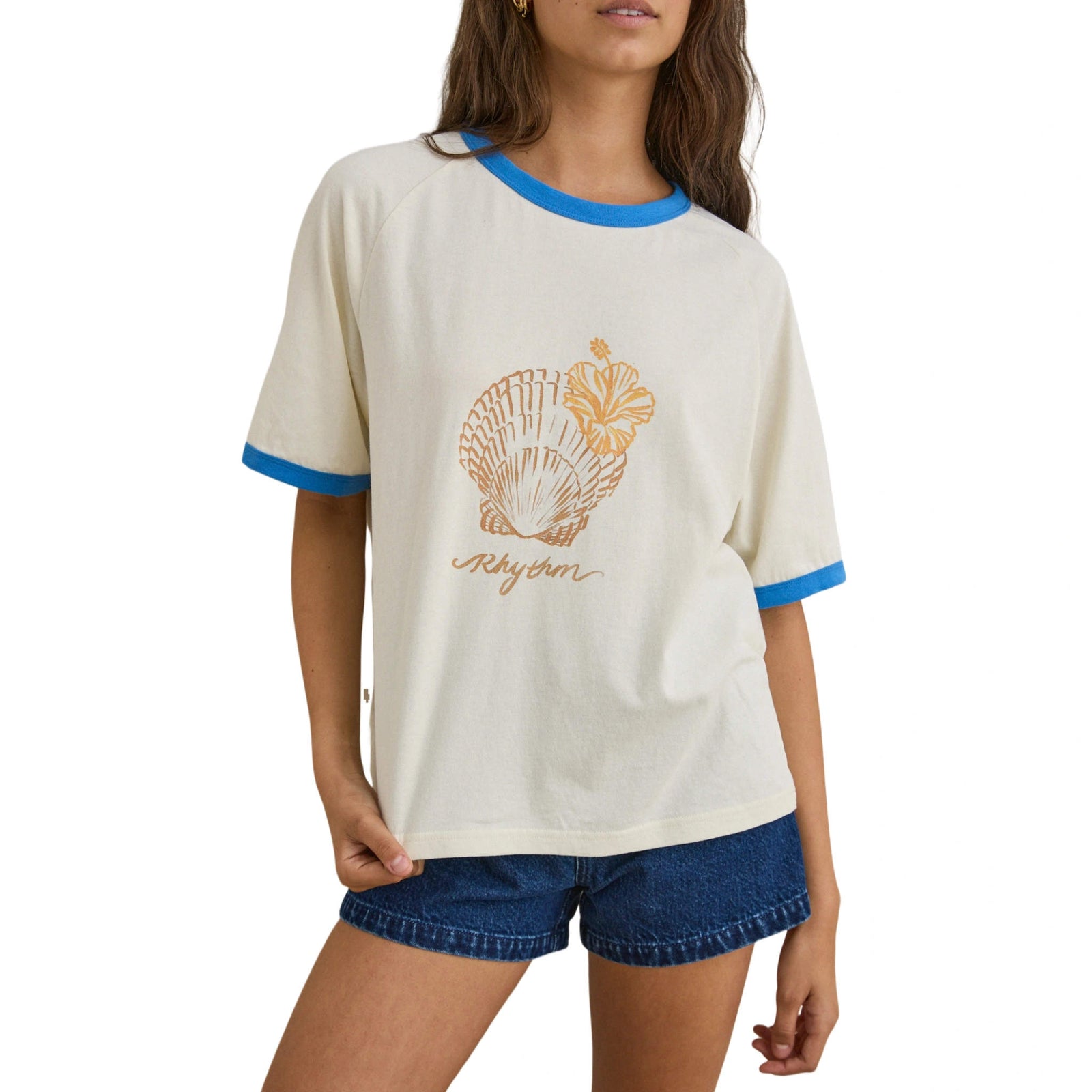 Sunrise Seashell Ringer Tee | Women's