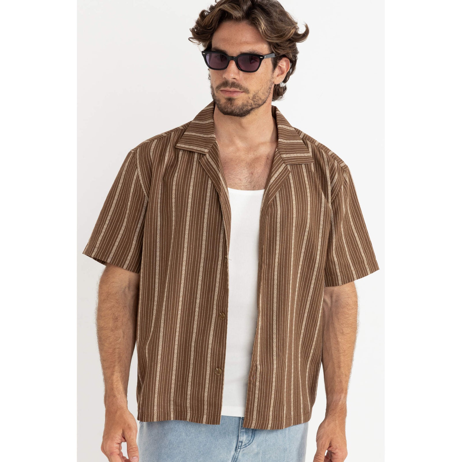 West Winds Stripe Shirt | Men's Rhythm Men's Shirts
