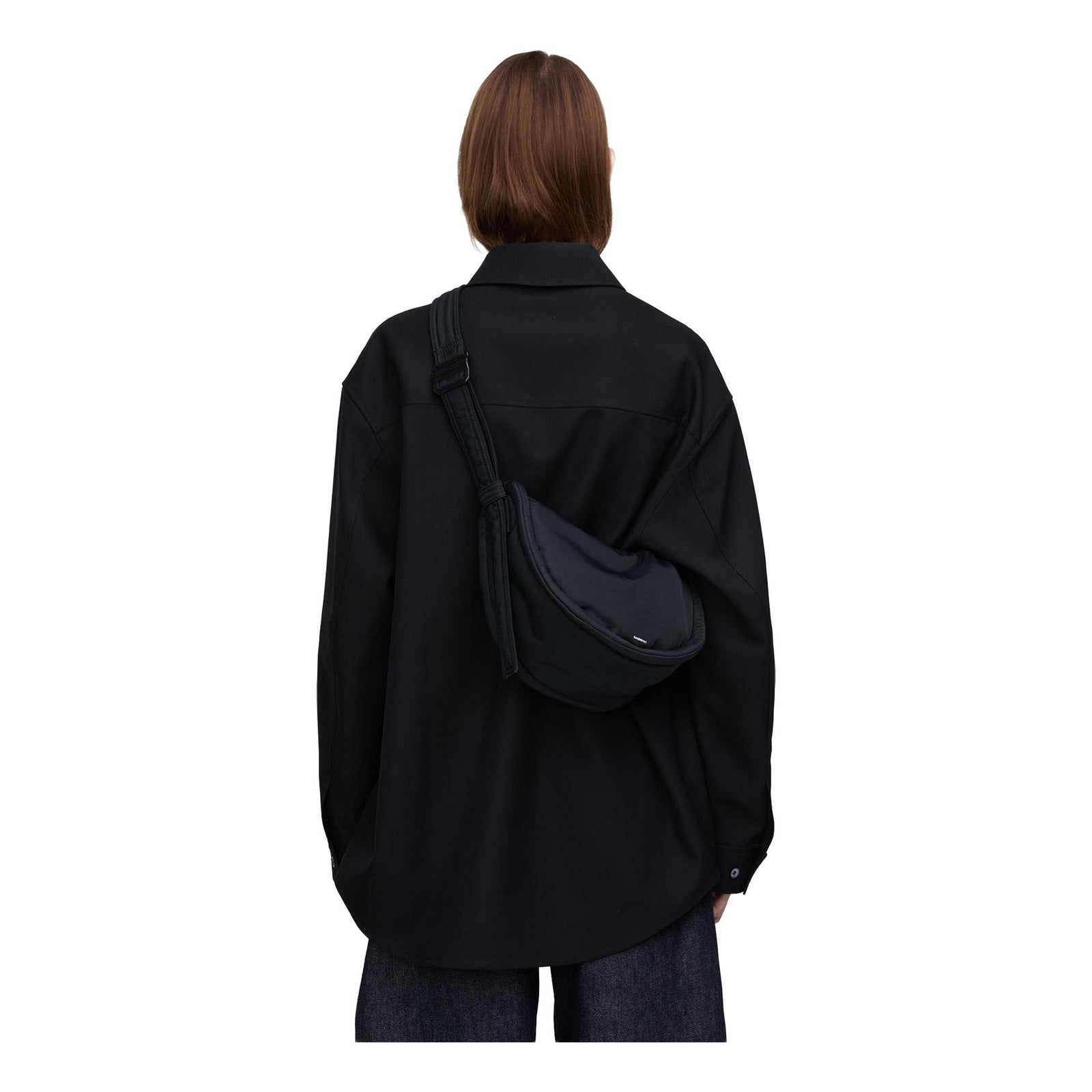 Curve Halfmoon Bag Mini Sandqvist 257103999 Tote Bags 3L / Black