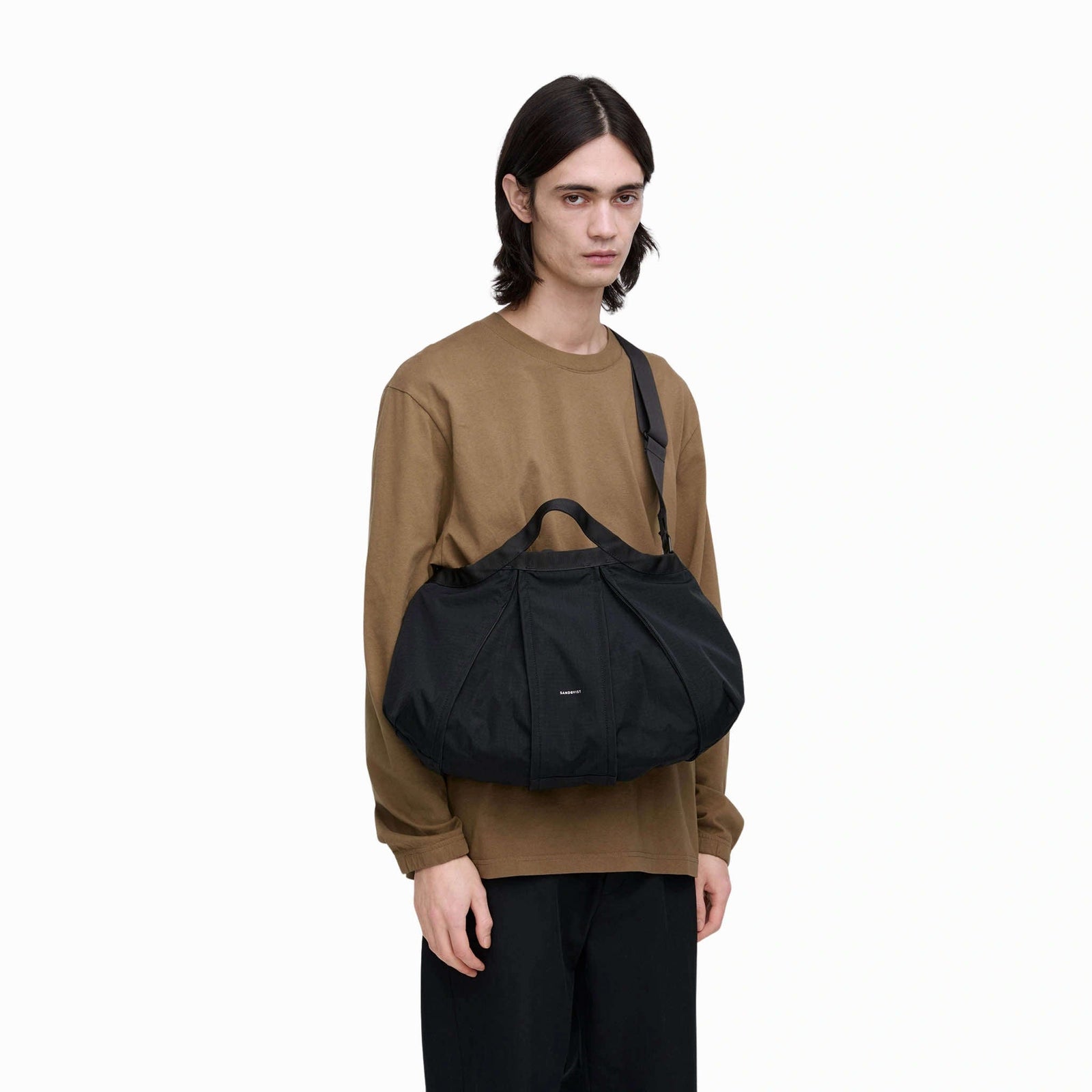 Grid Crossbody Bag Sandqvist 258103999 Crossbody Bags 29L / Black