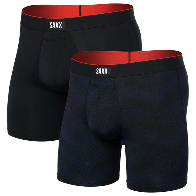 Multi-Sport Mesh Boxer Brief Fly 2 Pack SAXX Underwear Underwear