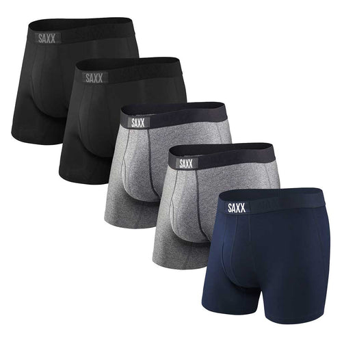 Ultra Super Soft Boxer Brief Fly 5 Pack SAXX Underwear Underwear