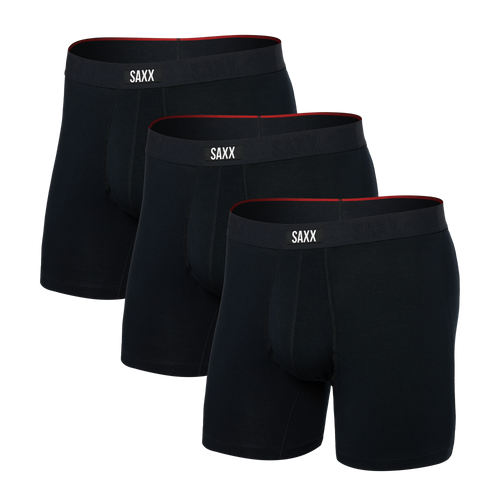 Vibe Xtra Boxer Brief Fly 3 Pack SAXX Underwear Men's Underwear