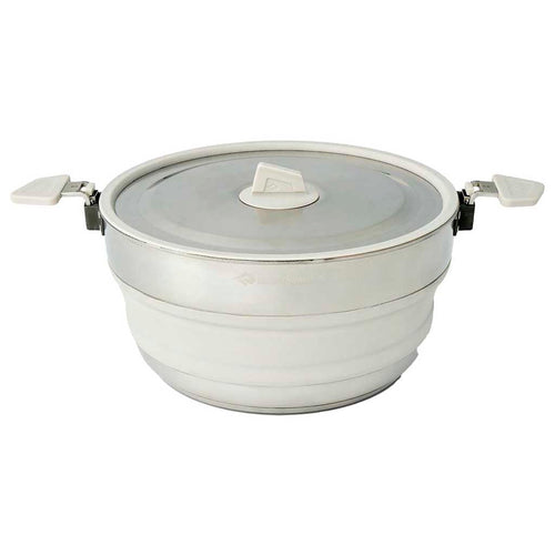 Detour Stainless Steel Collapsible Pot 5L Sea to Summit ACK026021-671804 Pots & Pans 5L / Laurel Wreath/Stainless