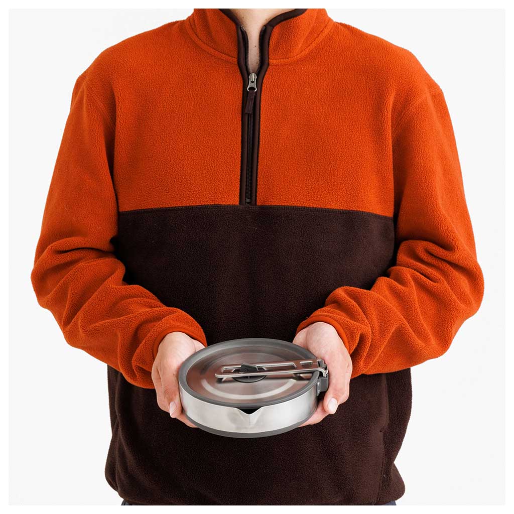 Detour Stainless Steel Collapsible Pouring Pot 1.8L Sea to Summit ACK026021-390101 Pots & Pans 1.8L / Black/Stainless