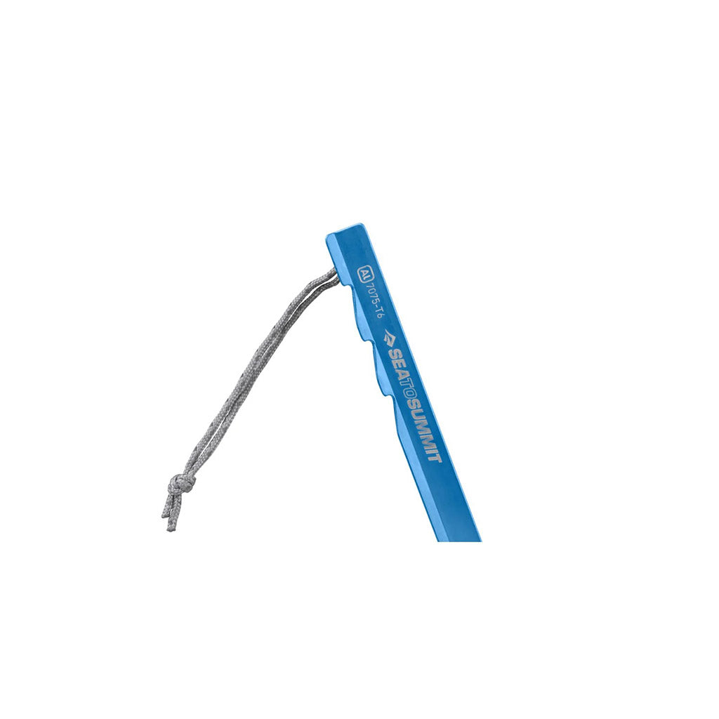 Ground Control Light Tent Pegs | 6 Pack Sea to Summit ATS0085-00120201 Tent Stakes One Size / Blue