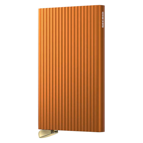 Cardprotector+ Fluted Secrid cfl-orange+ Wallets One Size / Fluted Orange