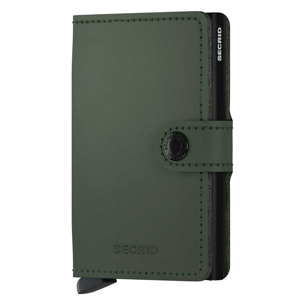 Miniwallet Matte Secrid mm-green-black Wallets One Size / Green/Black
