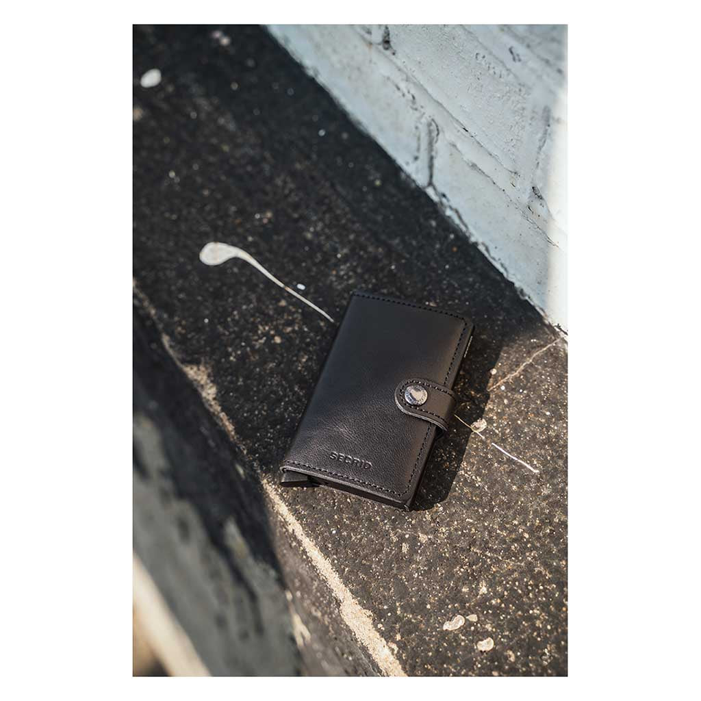Miniwallet Vintage Secrid mv-black Wallets One Size / Black