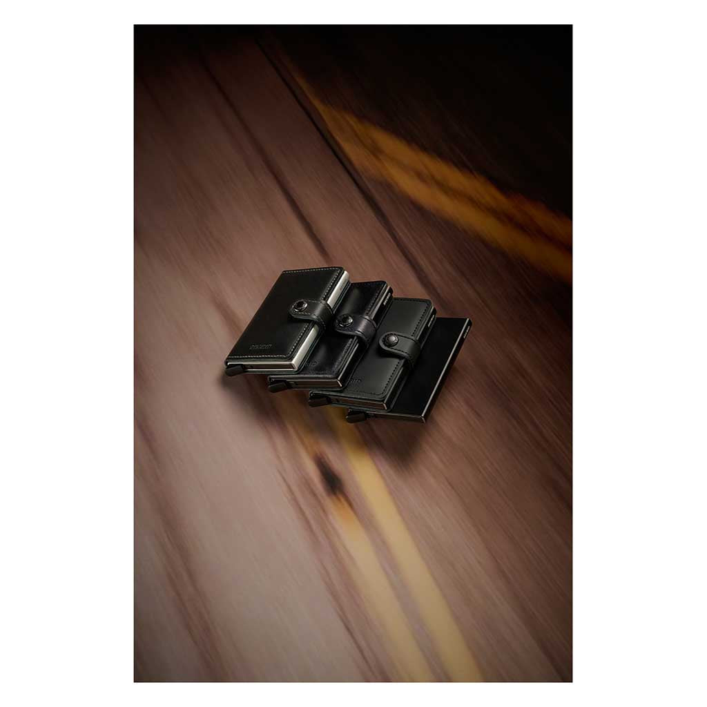 Miniwallet Vintage Secrid mv-black Wallets One Size / Black