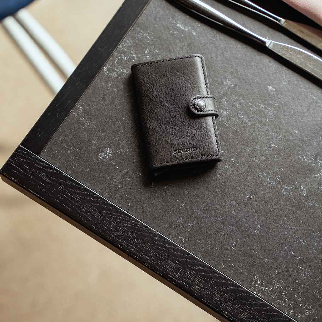 Miniwallet Vintage Secrid mv-black Wallets One Size / Black